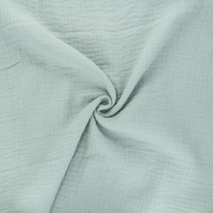 Double gaze vert sauge uni