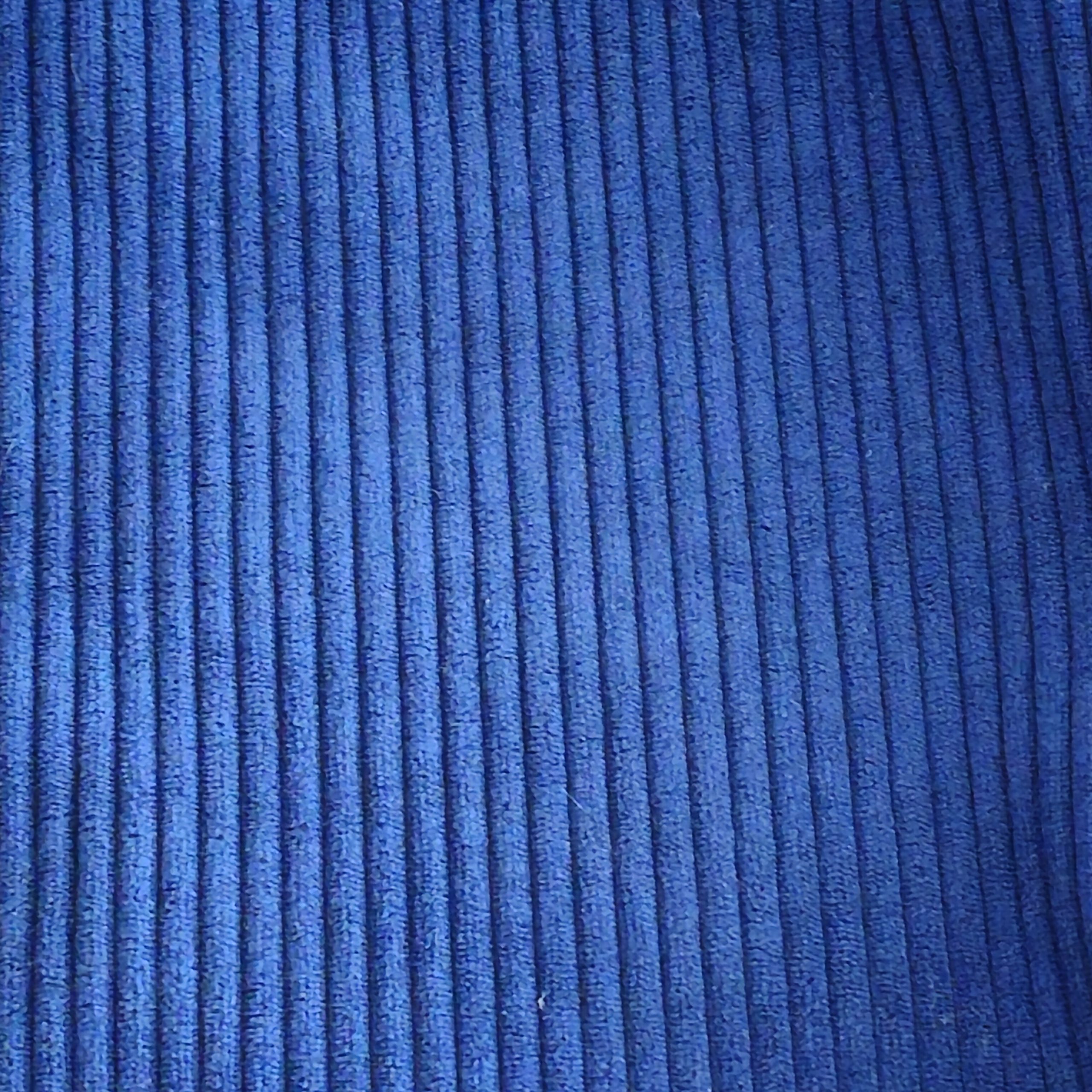 tissu velours côtelé huggy bleu marine