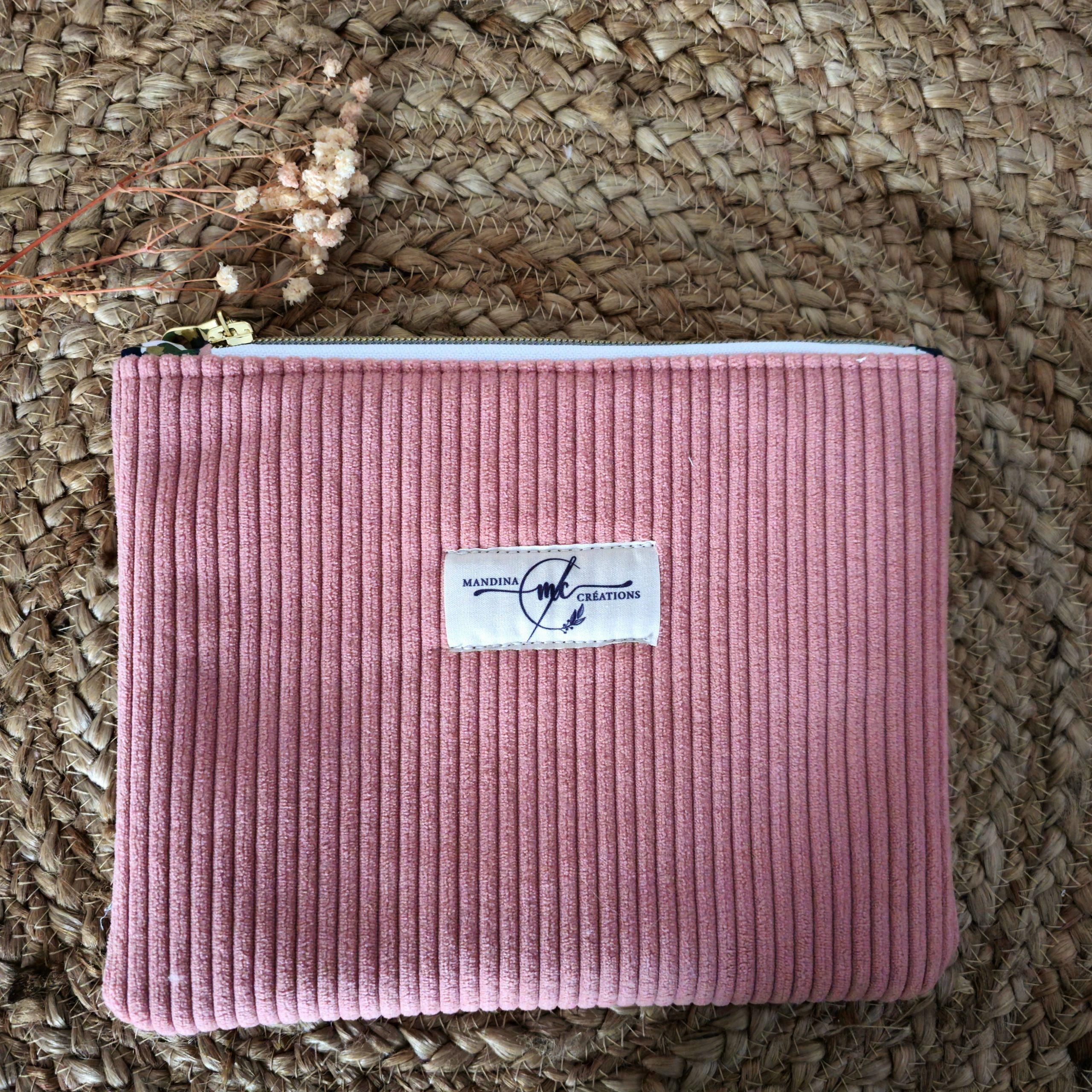 Pochette plate velours côtelés à personnaliser – Image 6