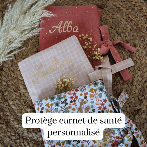 protège carnet de santé personnalisé