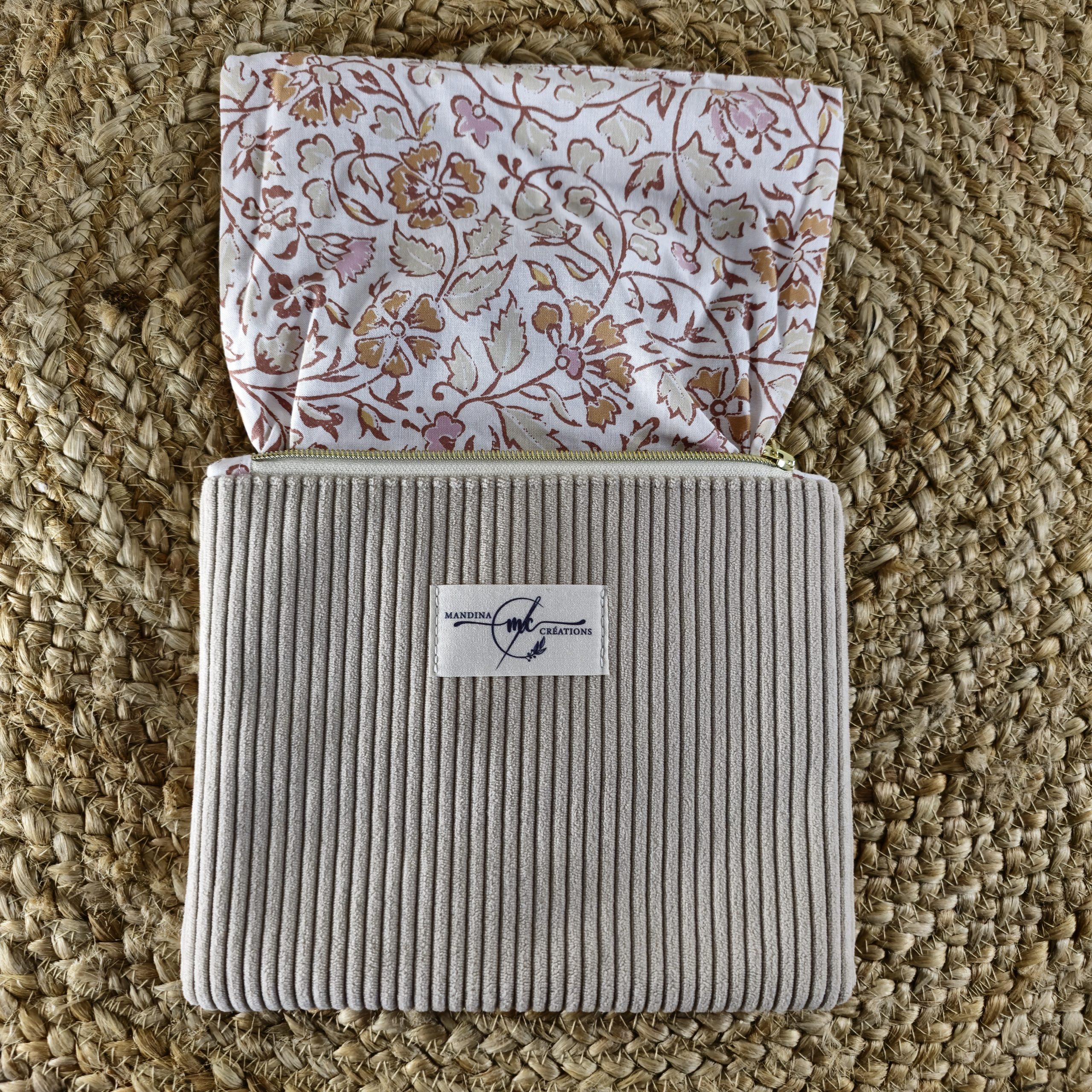 Pochette plate velours côtelés à personnaliser – Image 9