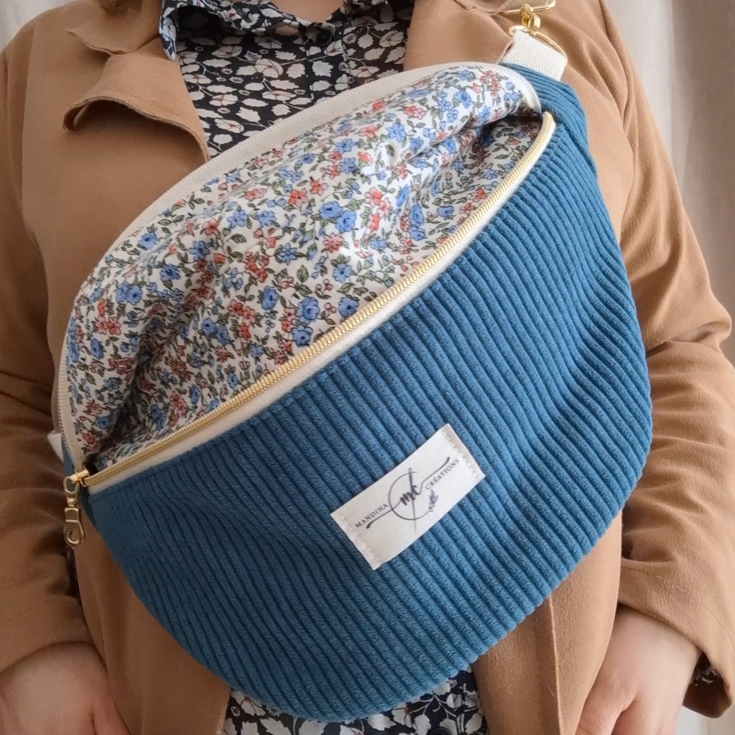 Sac banane en velours côtelé personnalisé – Image 5
