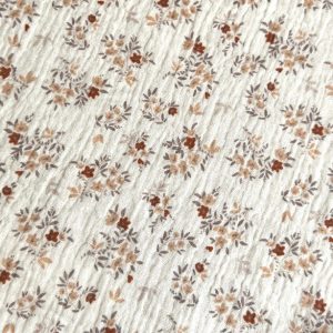 Double gaze fleurs Namra