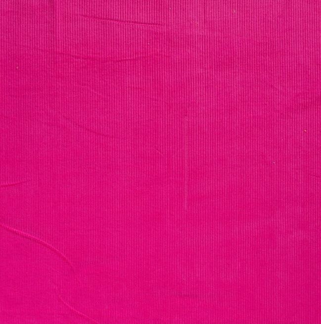 Tissus velours côtelés huggy fuchsia