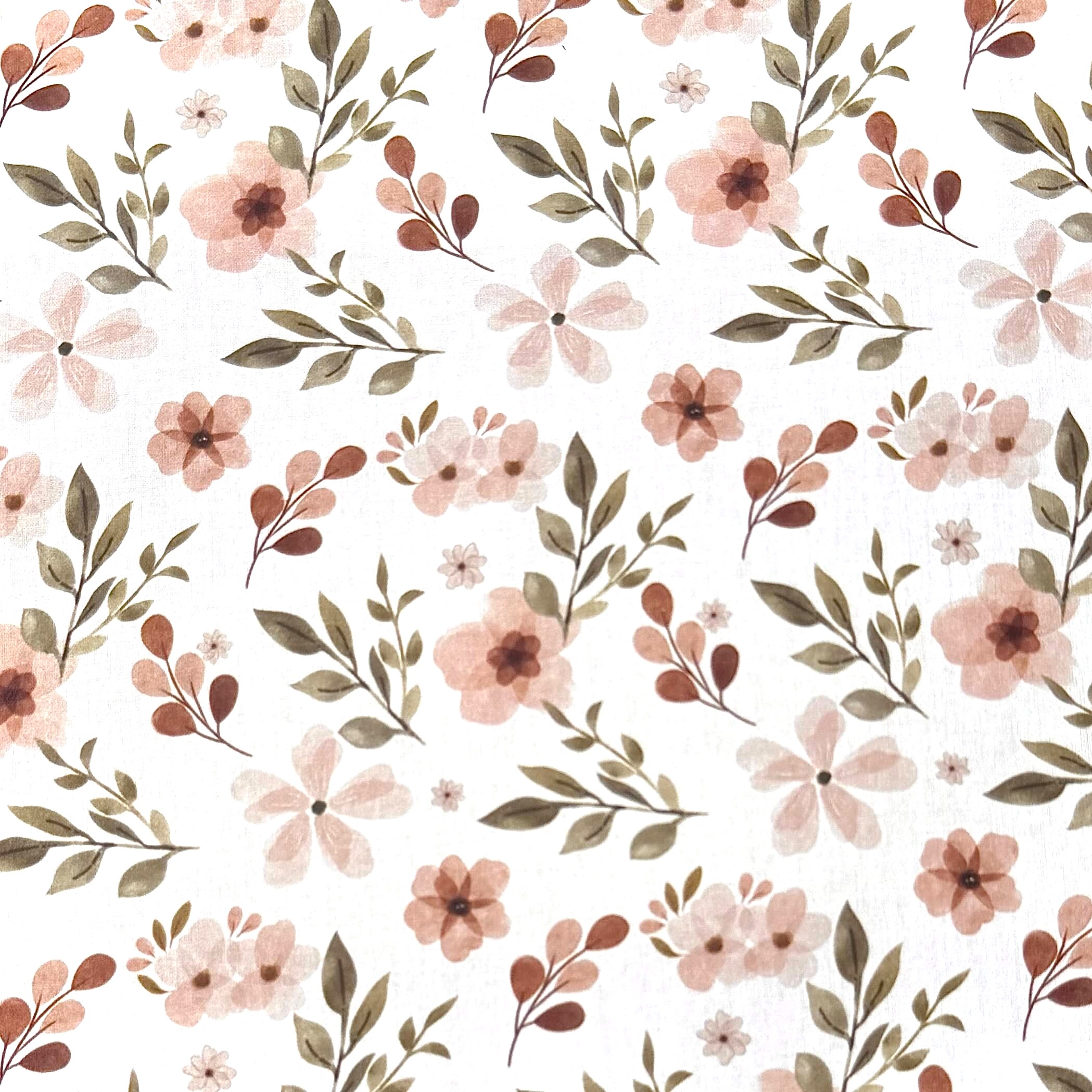 Tissus coton fleurs zada