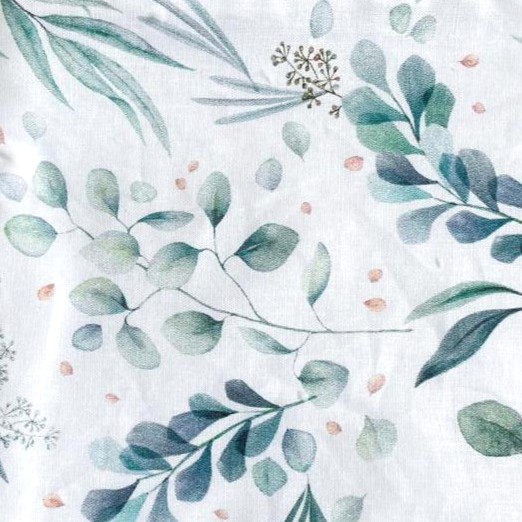 Tissus coton eucalyptus